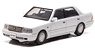 Toyota Crown Royal Saloon G (JZS155) 1999 Crystal White Pearl Shine (Diecast Car)