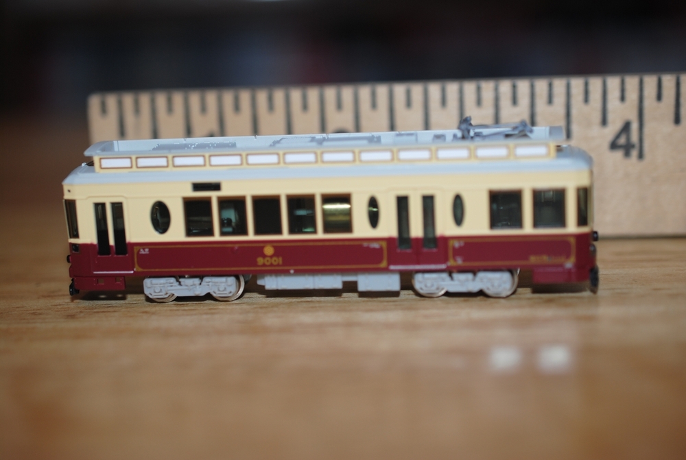 [Close]
Tokyo Toden Type 9000 `9001 Red Paint` (w/Motor) (Model Train) Photo(s) taken by No Name