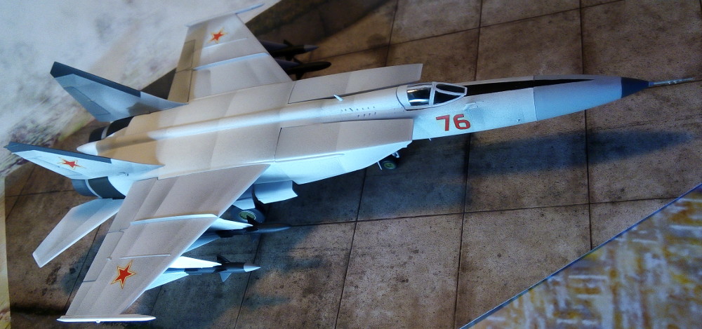 [Close]
Mig-25 Foxbat (Plastic model) Photo(s) taken by Mikoyan-Gurevich