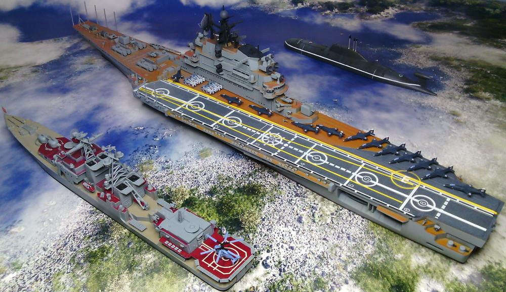 [Close]
Russian Aircraft Carrier Kneb (Plastic model) Photo(s) taken by Kiev