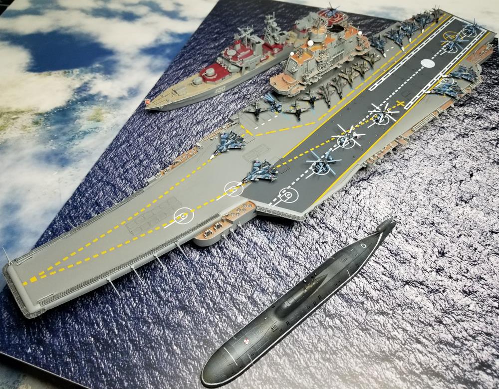 [Close]
Russian Navy Aircraft Carrier Admiral Kuznetsov (Plastic model) Photo(s) taken by Nikolay Kuznetsov