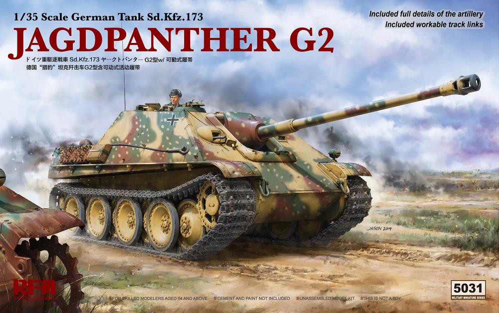[Close]
Jagdpanther G2 w/Workable Track Links (Plastic model) Photo(s) taken by zwARRog