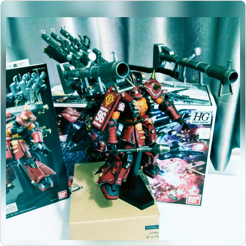 [Close]
High Mobility Type Zaku II `Psycho Zaku` (Gundam Thunderbolt Ver.) (HG) (Gundam Model Kits) Photo(s) taken by Vertigo