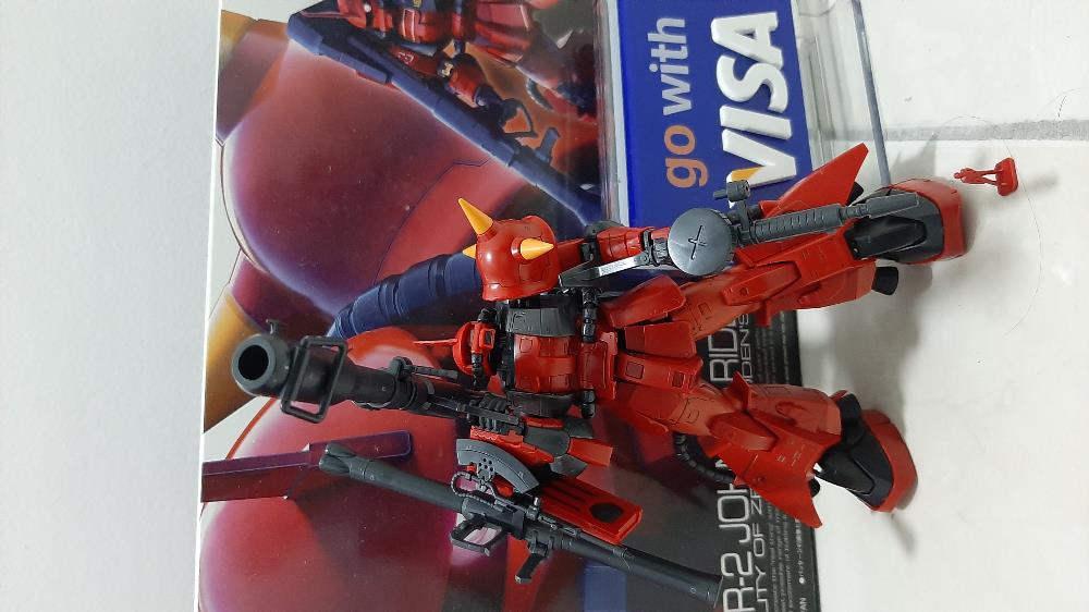 [Close]
MS-06R-2 Johnny Ridden`s Zaku II (RG) (Gundam Model Kits) Photo(s) taken by anon.