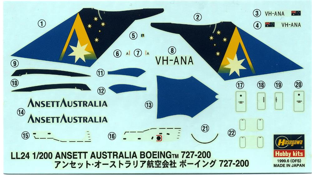 [Close]
Ansett Australia Boeing 727-200 (Plastic model) Photo(s) taken by djonzy