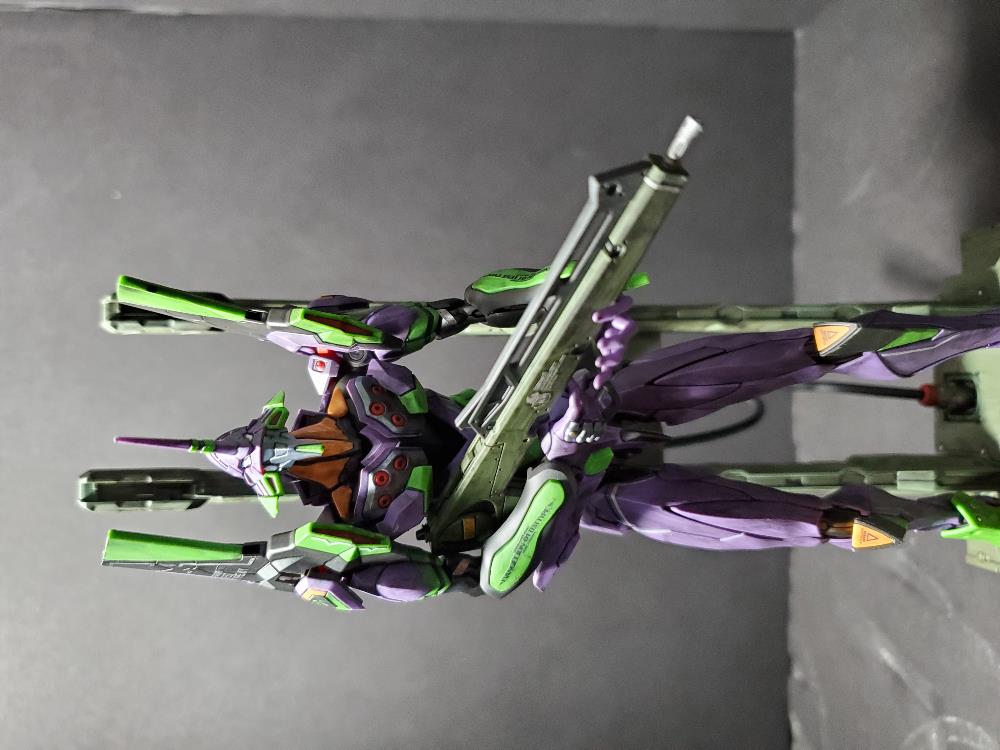 [Close]
Multipurpose Humanoid Decisive Weapon, Artificial Human Evangelion Unit-01 DX Transport Platform Set (RG) (Plastic model) Photo(s) taken by ZeonAce
