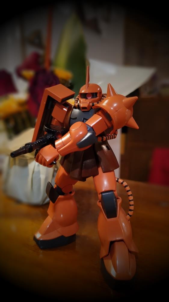[Close]
MS-06S Char`s Zaku II (HGUC) (Gundam Model Kits) Photo(s) taken by Pato
