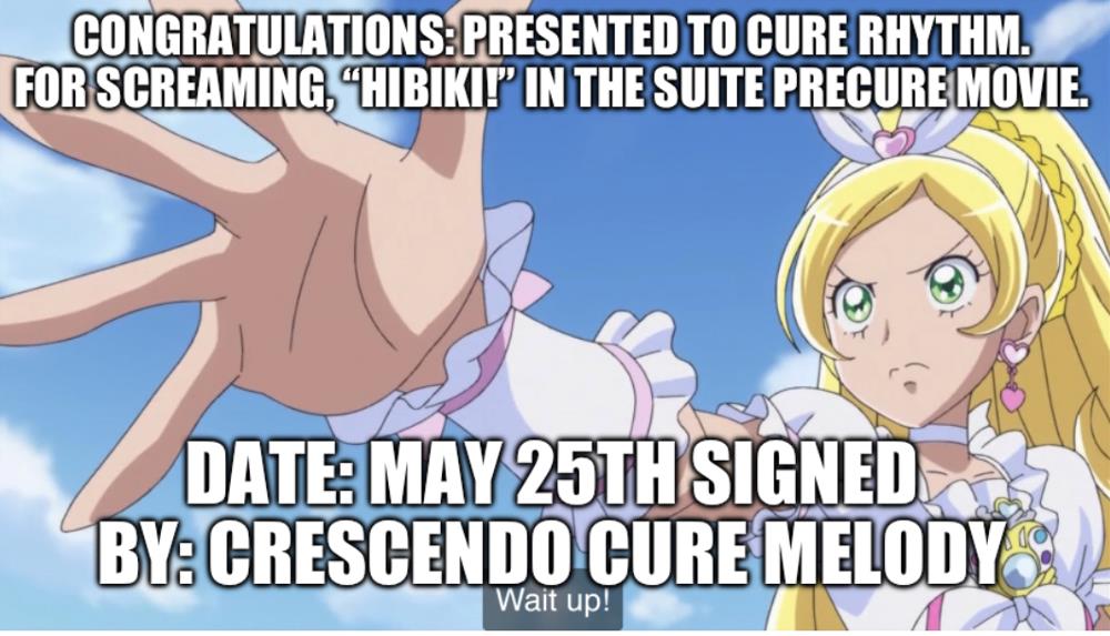 [Close]
Movie Suite Pretty Cure Take it back! The Miraculous Melody that Connects Hearts! Anime Cimic (Art Book) Photo(s) taken by Cure Rhythm