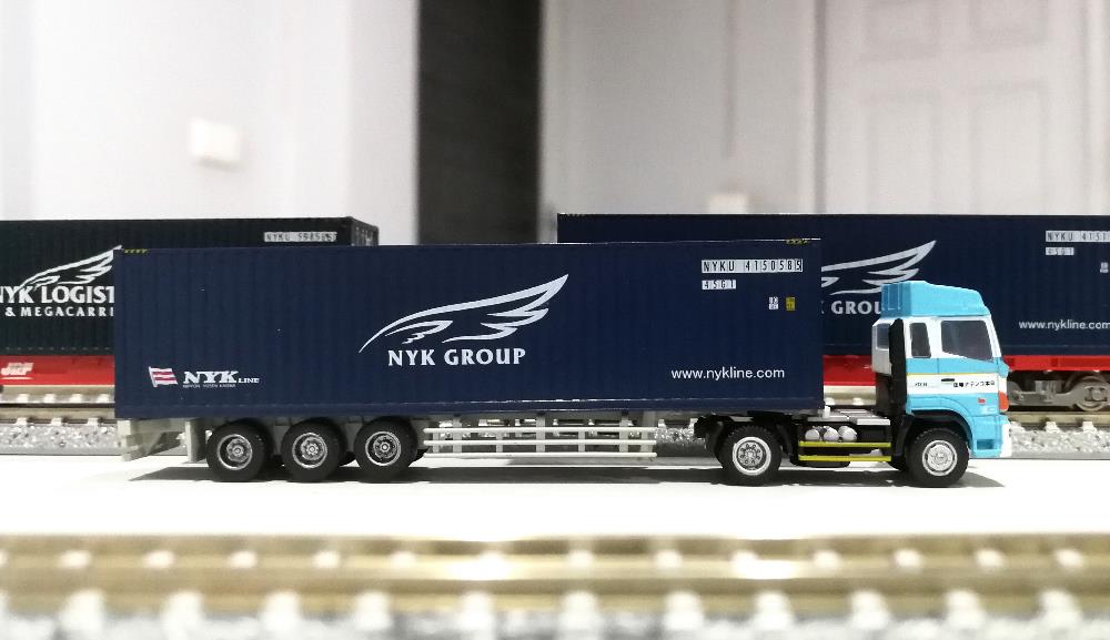 [Close]
40f Dry Container High Cube Type NYK Line (NYK Logo & Double Wing, NYK Group) (2 Pieces) (Model Train) Photo(s) taken by non